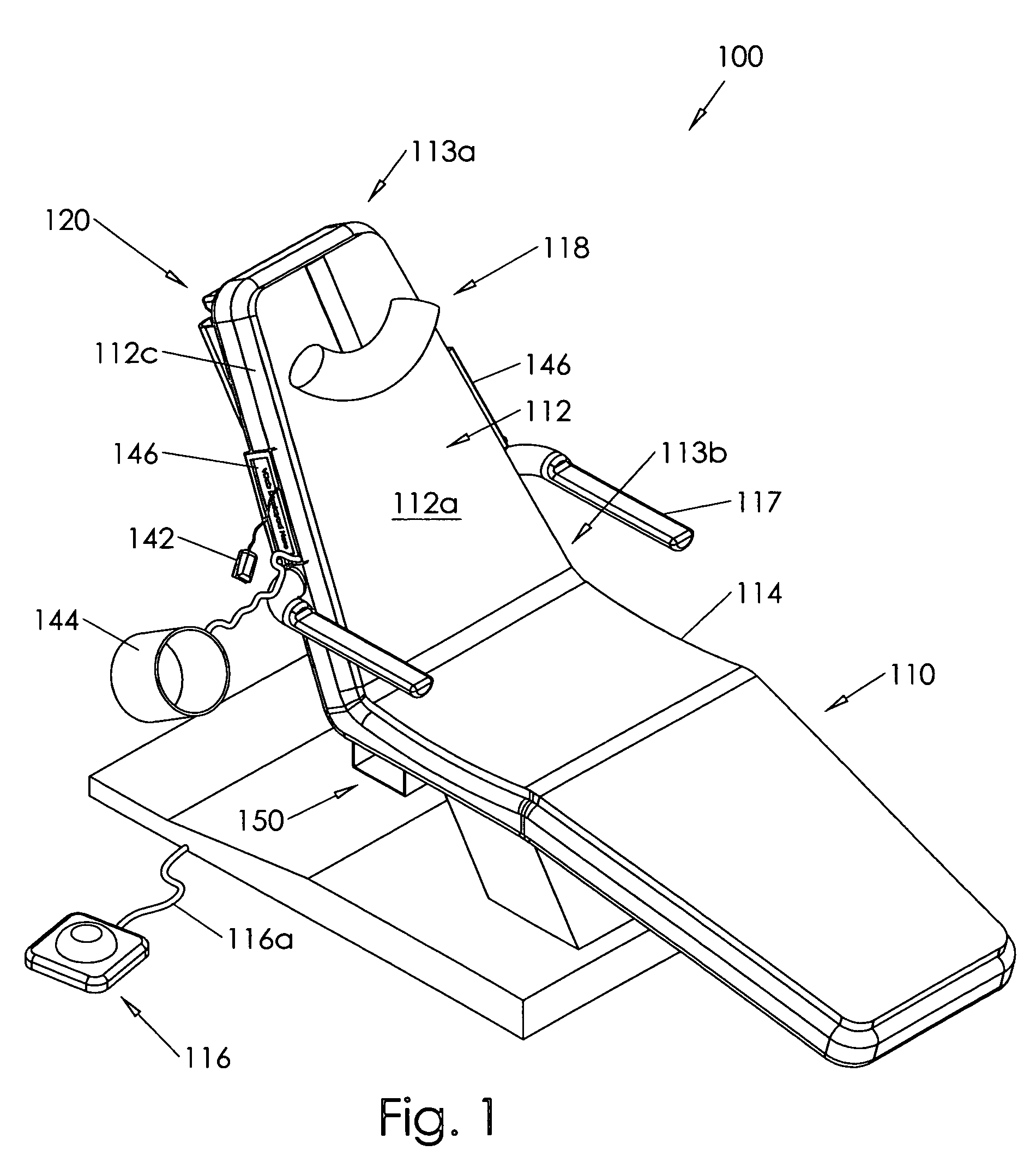 Safety dental chair