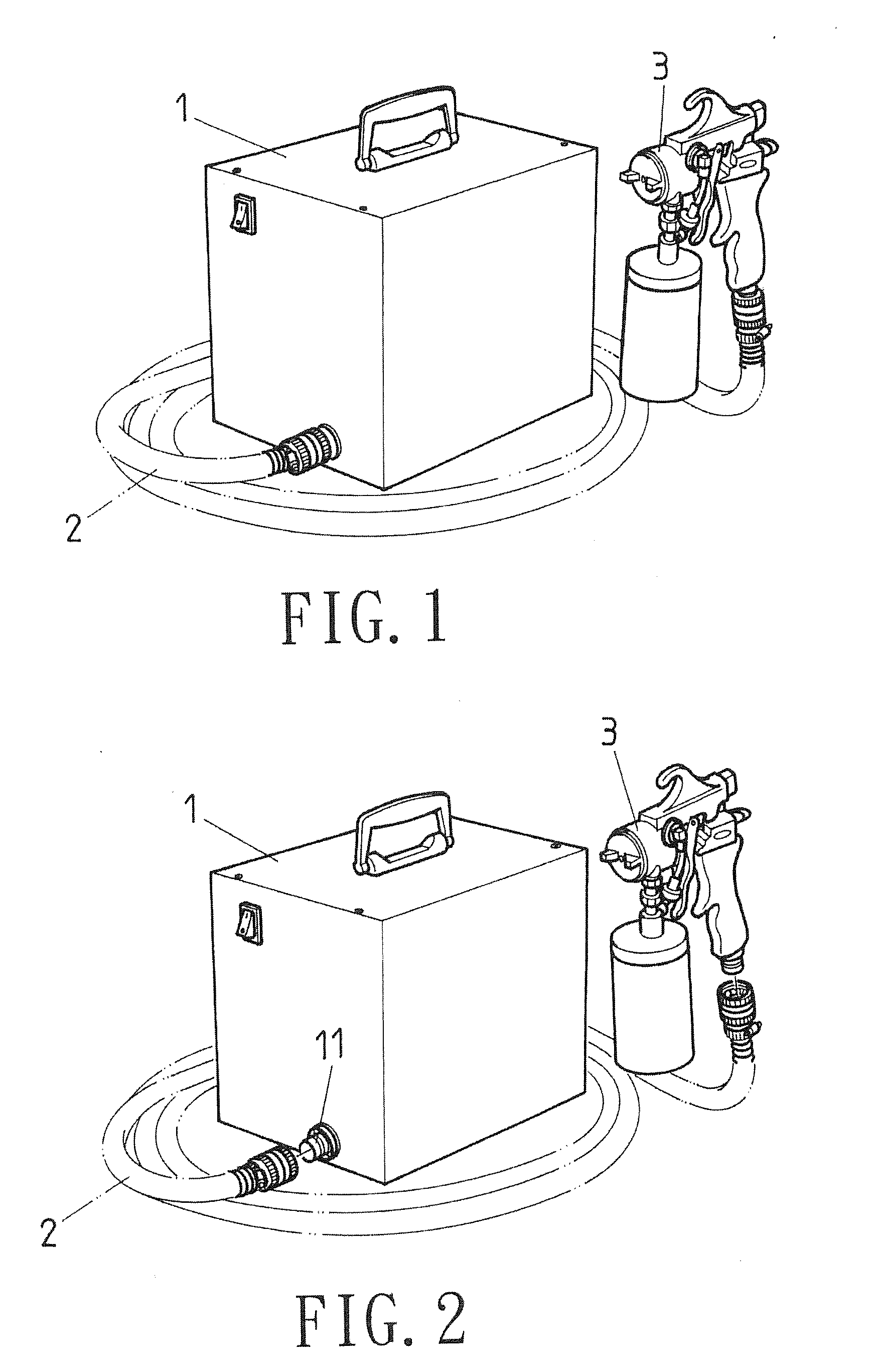 Environmentally friendly low-pressure spray apparatus