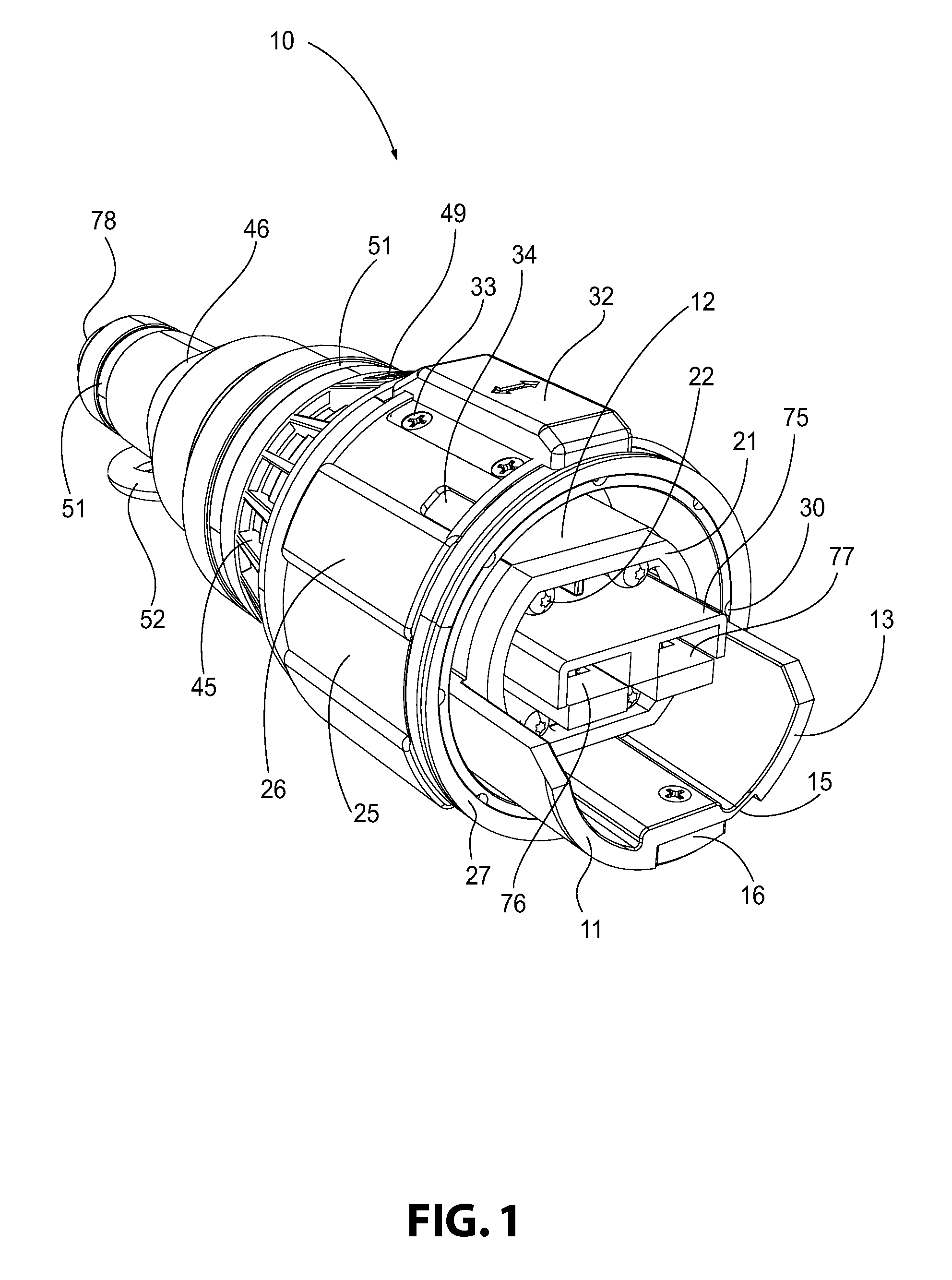 Two mating electrical power connector assemblies having identical configurations