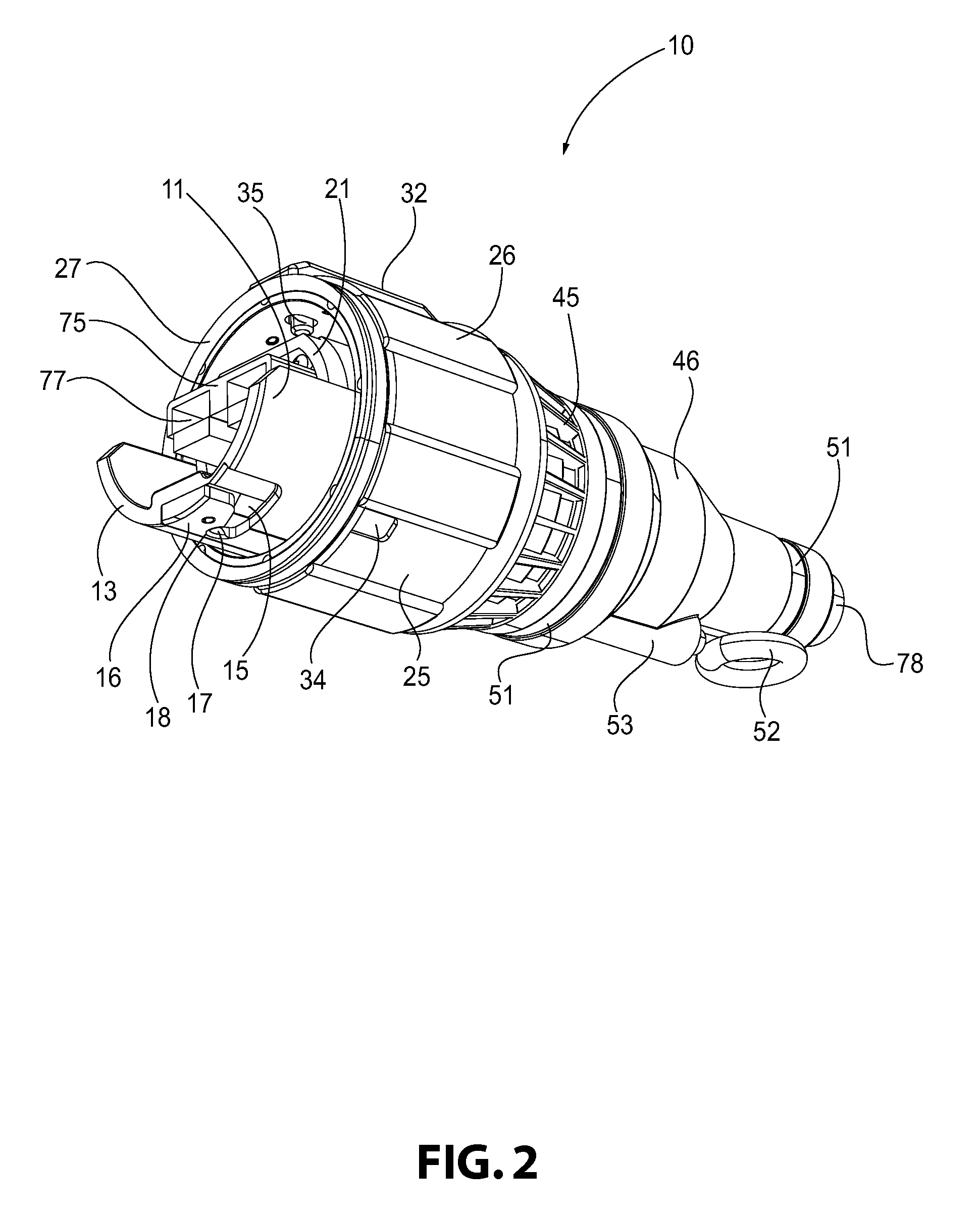 Two mating electrical power connector assemblies having identical configurations