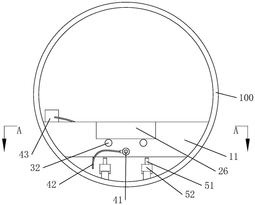 A kind of anti-collision device for earth moving vehicle of tunnel boring device and tunnel boring device