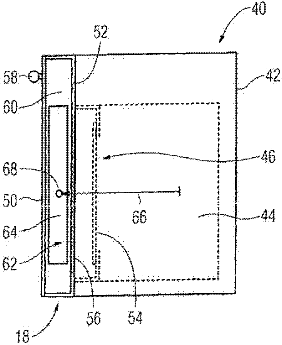 Household appliance, in particular oven