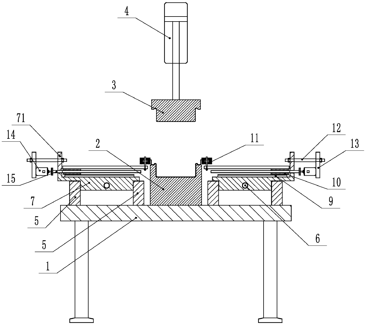 Metal lamp housing provided with curled edge and edge curling device thereof