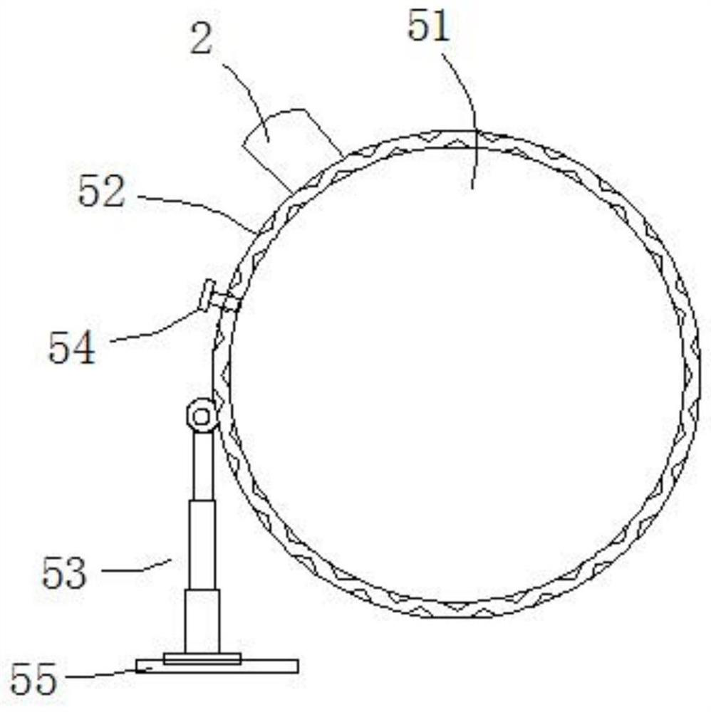 A transition device for the exit guide position of the finishing mill