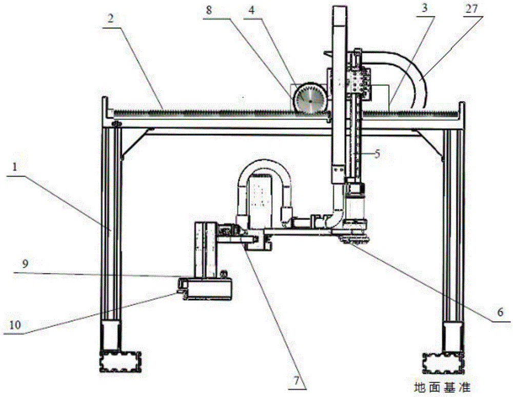 Six-DOF (degrees of freedom) three-dimensional-manipulation robot