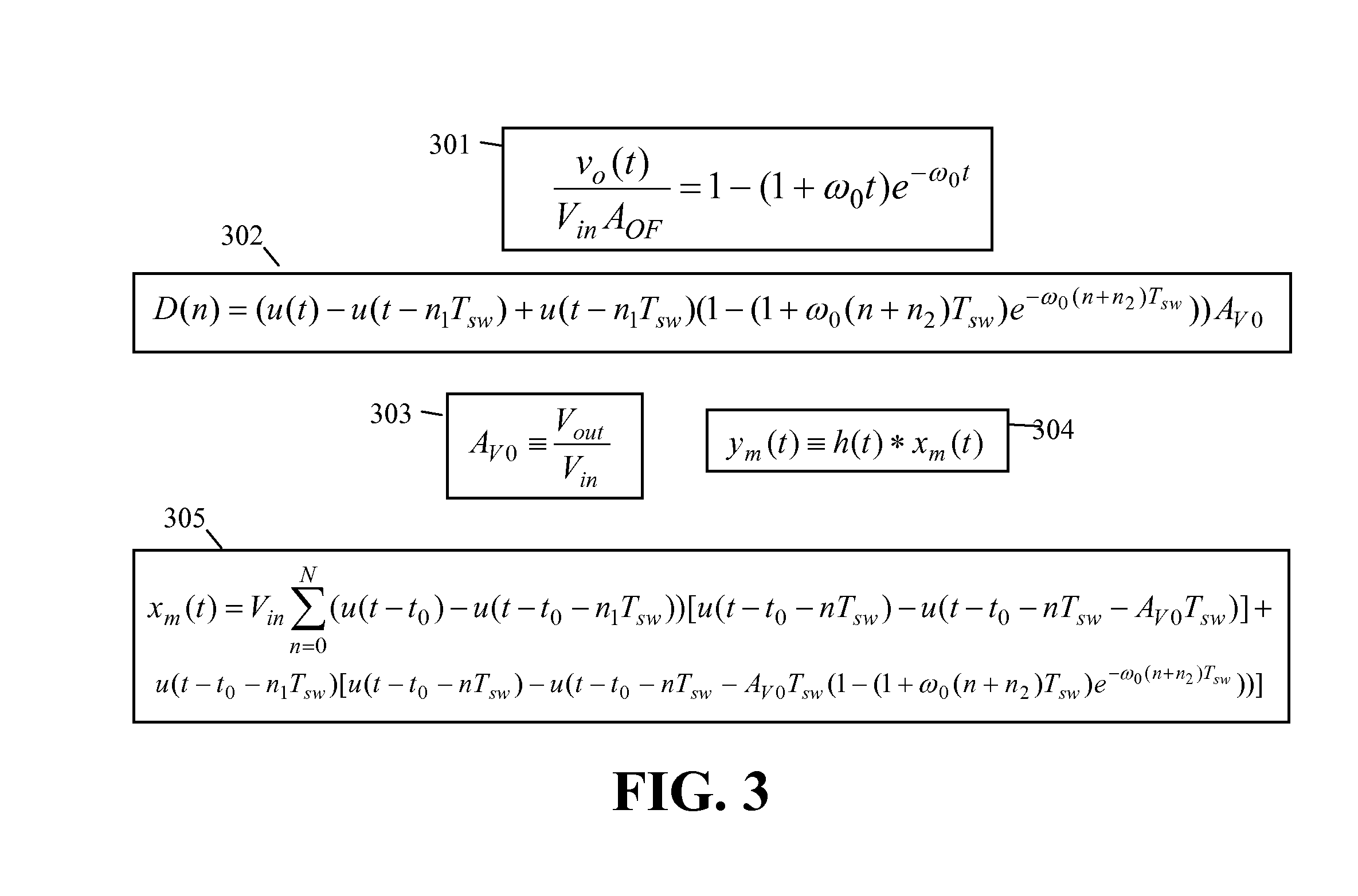 Pulse width modulation sequence generating a near critical damped step response