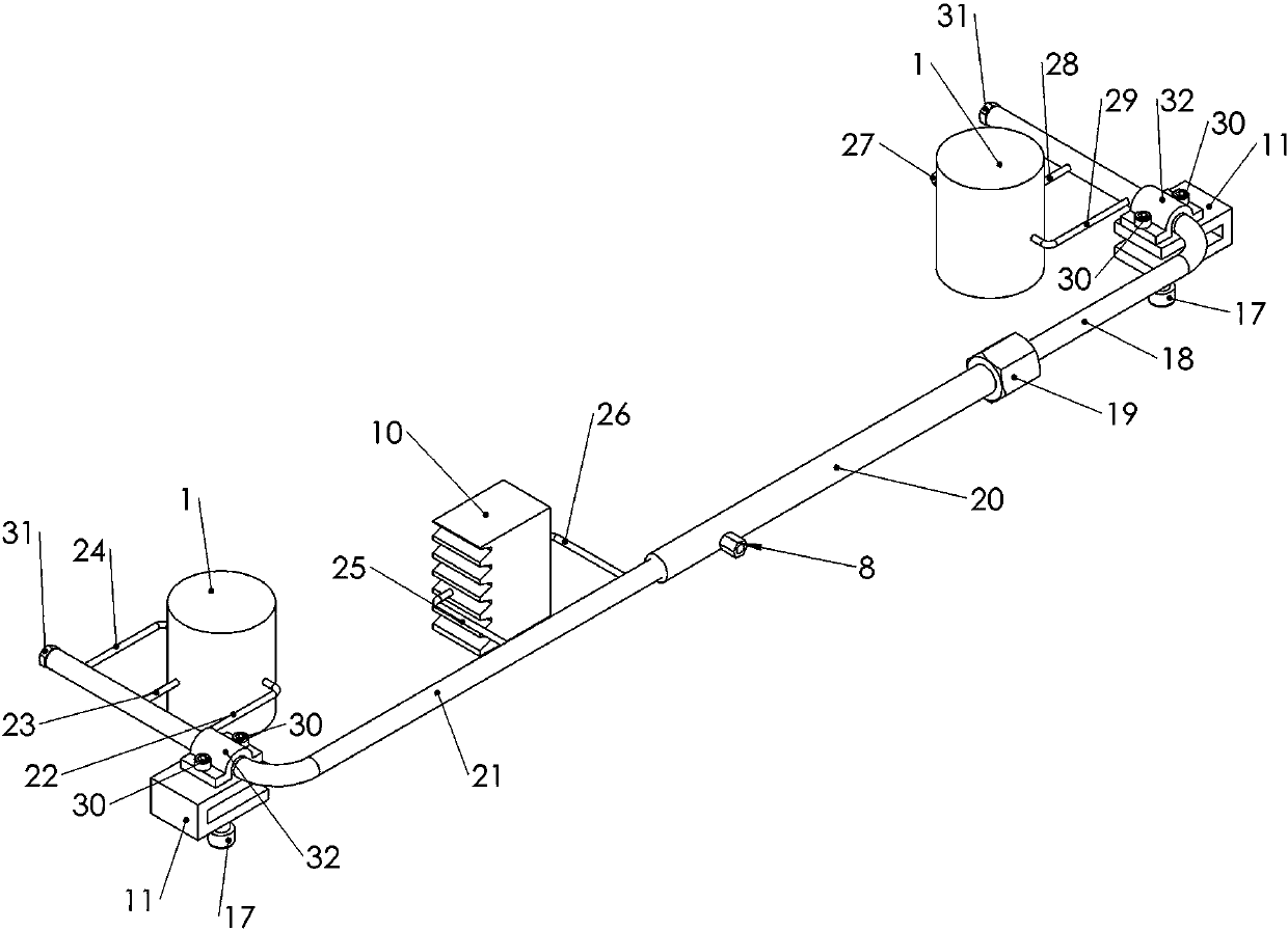 Automatic lubrication device of construction lifter