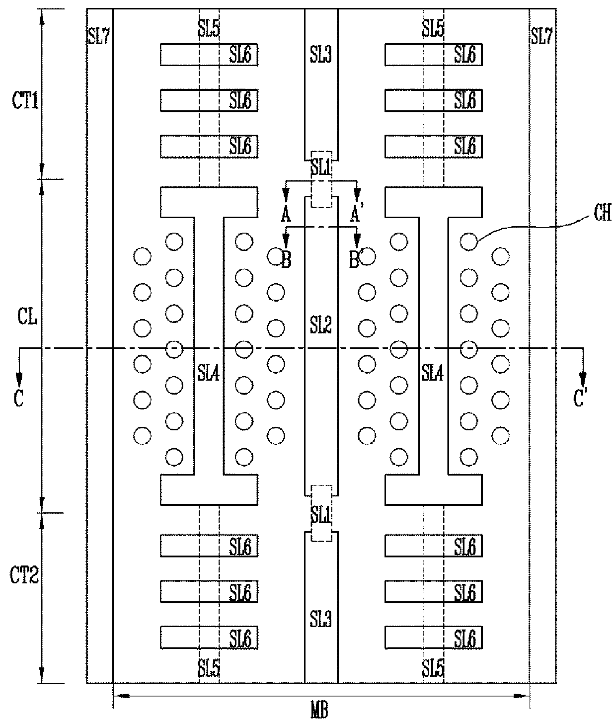 Three-dimensional non-volatile memory device