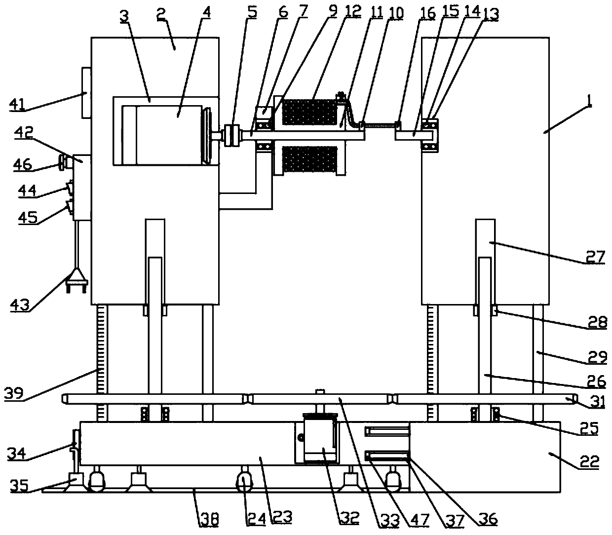 Automatic rocker arm device for multi-person rope skipping