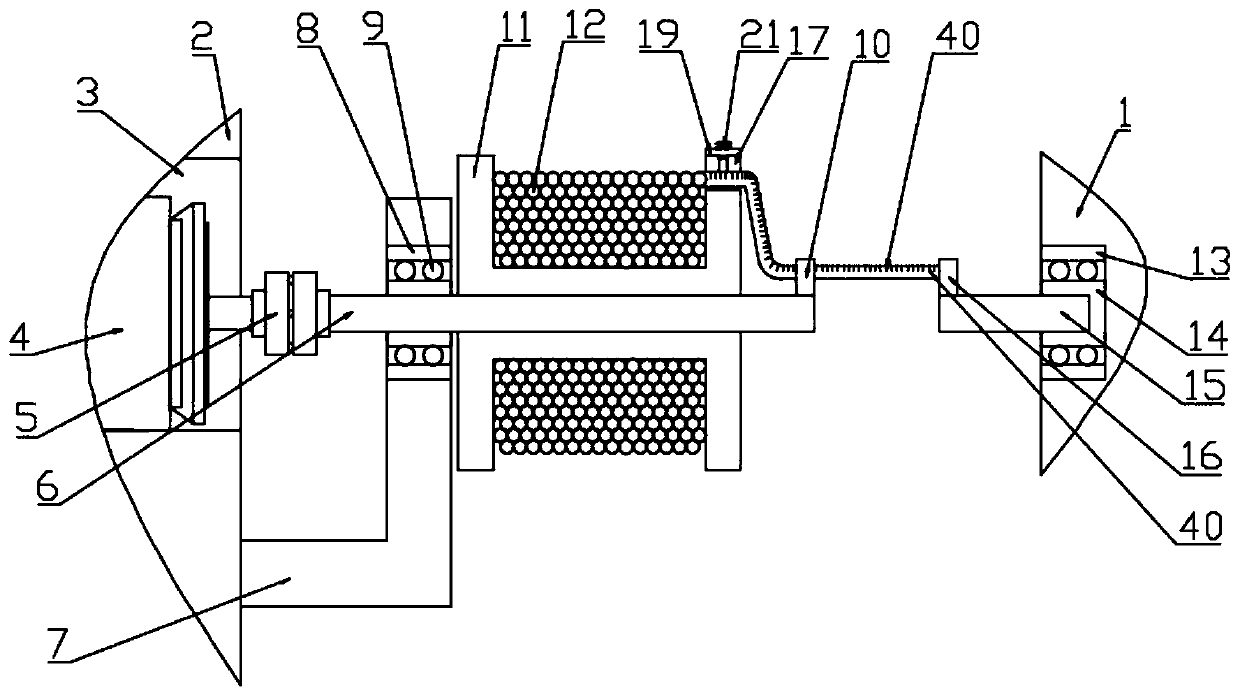 Automatic rocker arm device for multi-person rope skipping