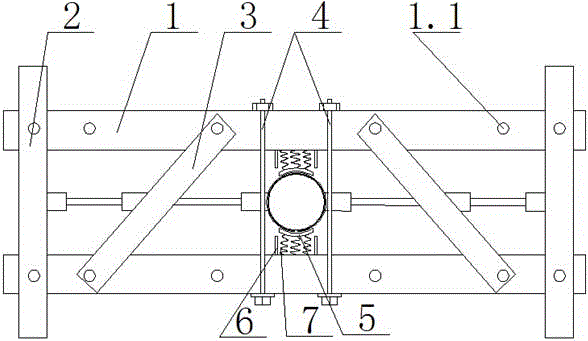 Cross arm for electric power circuit