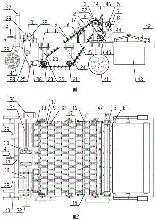 Stripping plate type agricultural film recycling machine