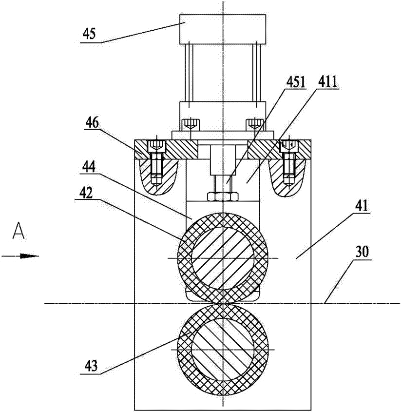 Cold-bending forming machine for vehicle-mounted high-intensity arc corrugated plate