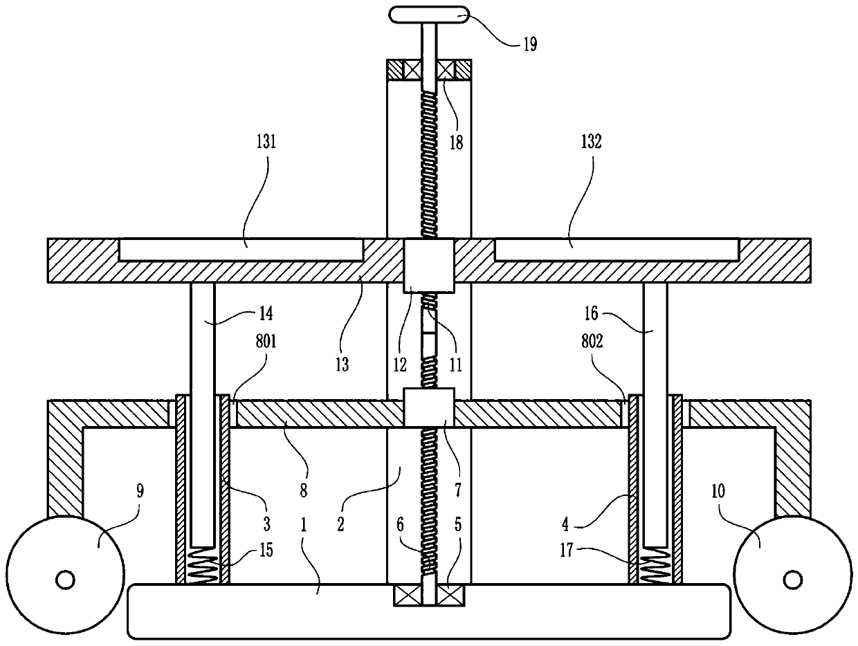 An easy-to-adjust transfer device for instrumentation