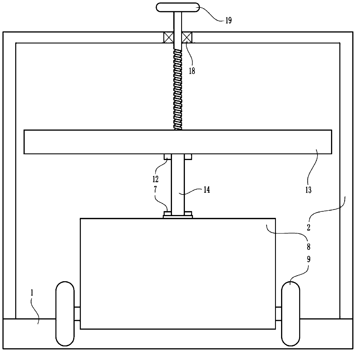 An easy-to-adjust transfer device for instrumentation