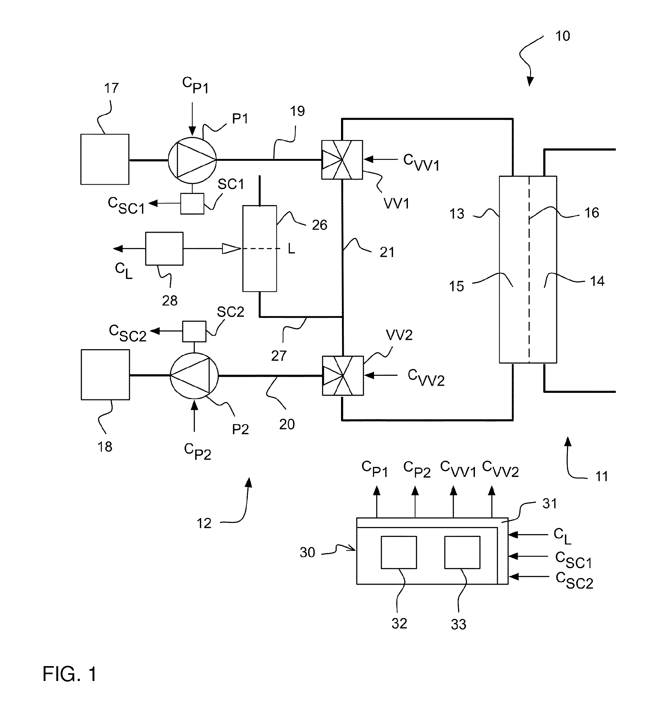 Relative pump calibration for ultrafiltration control in a dialysis apparatus