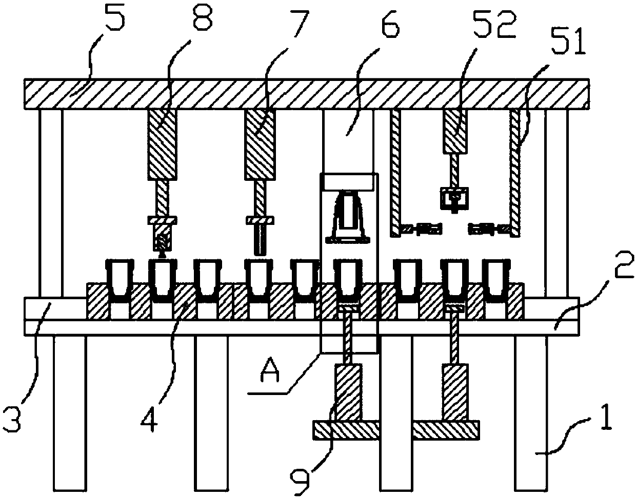 Packaging machine capable of realizing continuous bag sealing