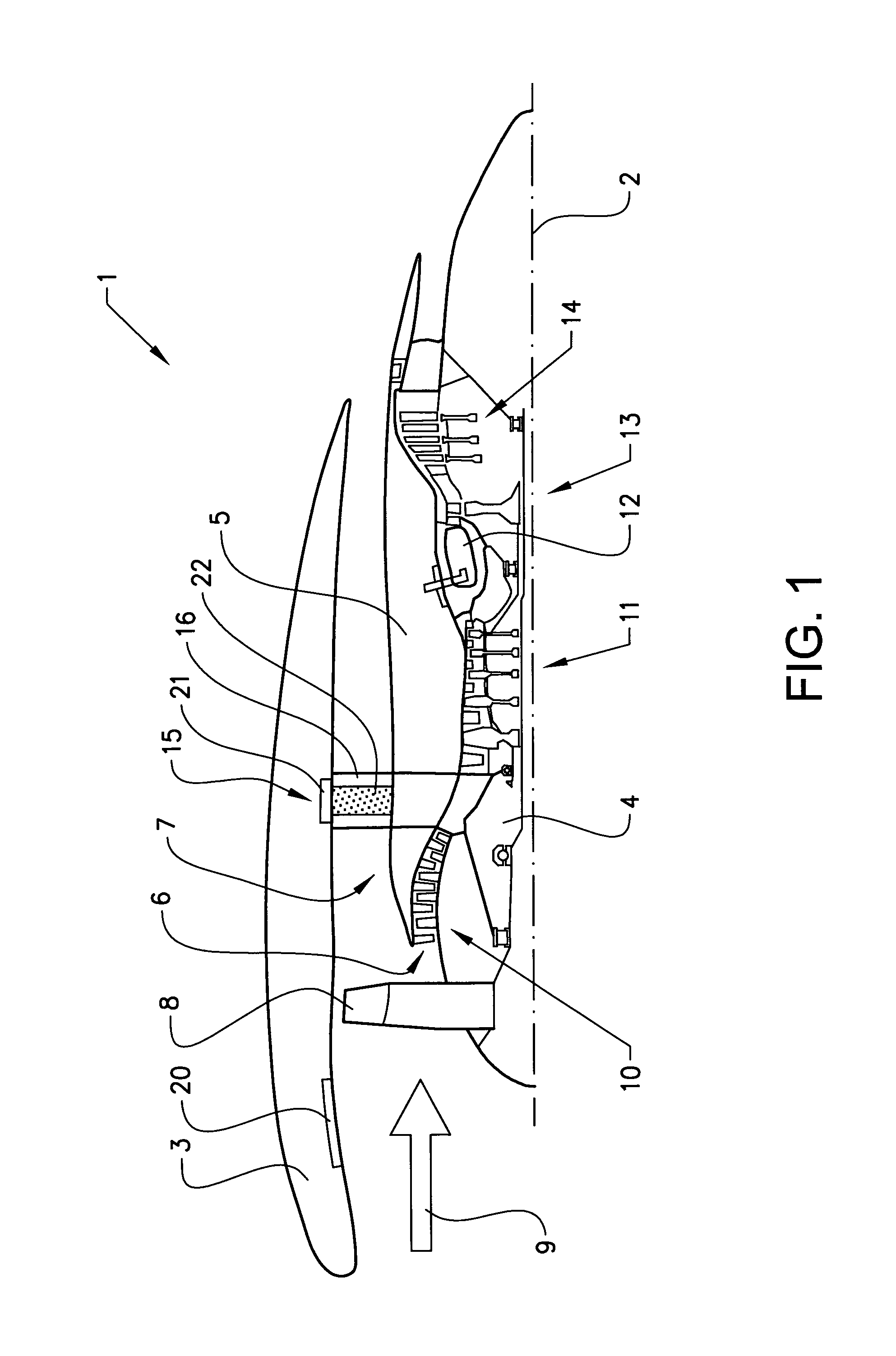 Noise attenuation panel and a gas turbine component comprising a noise attenuation panel