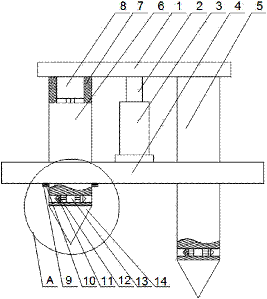 Roadbed compaction degree detecting device