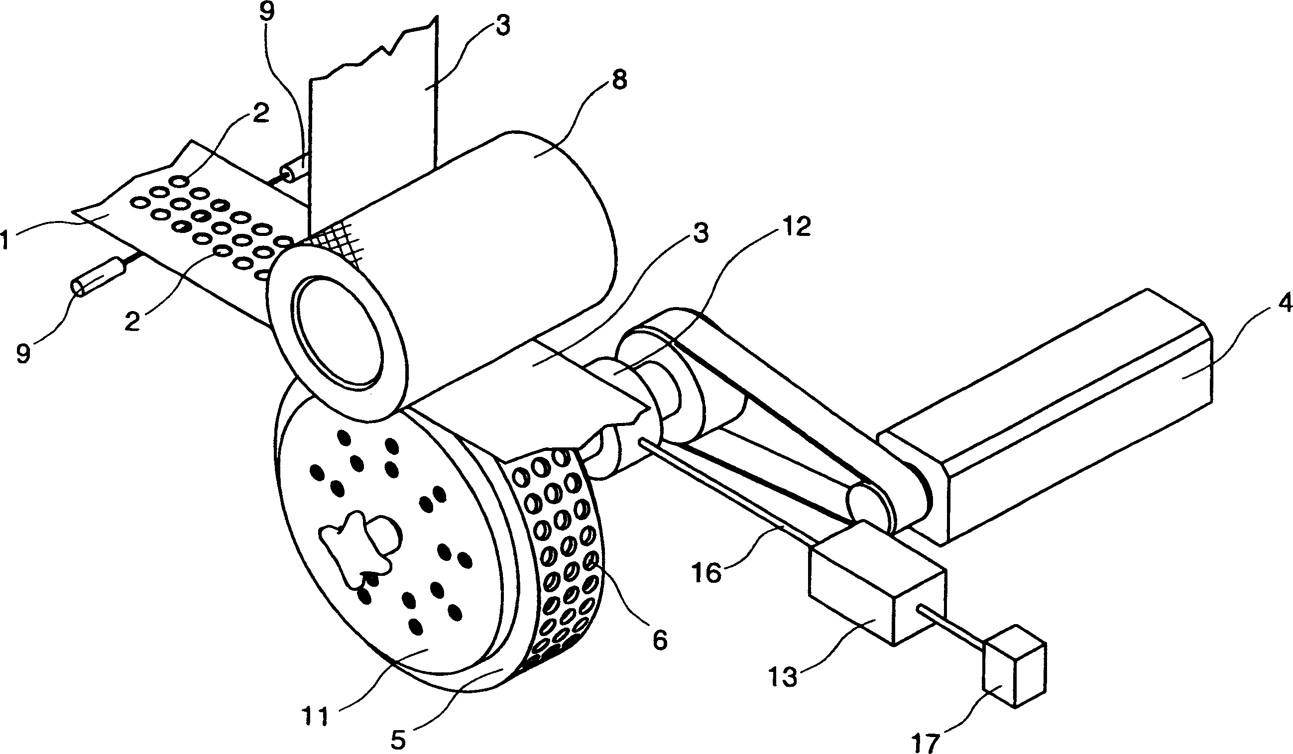 Device for sealing a cup comprising foil with a cover sheet