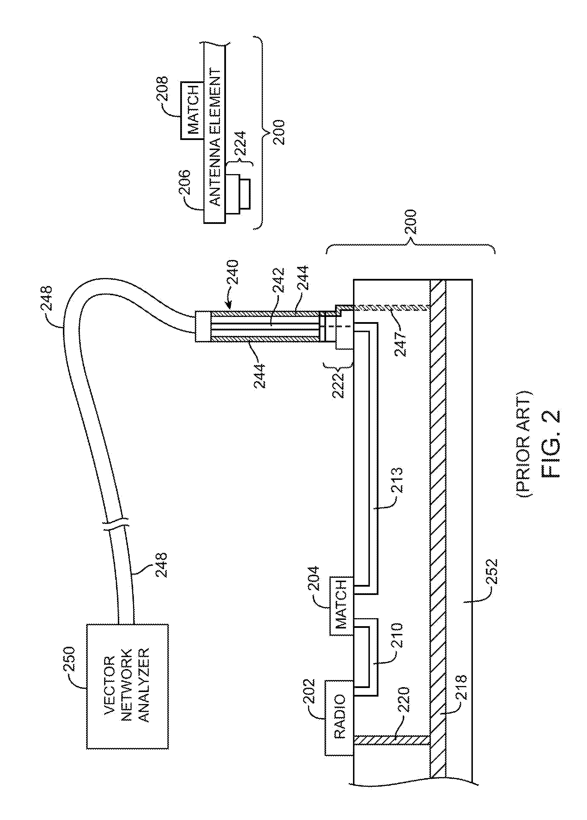 Radio-frequency test probes with integrated matching circuitry