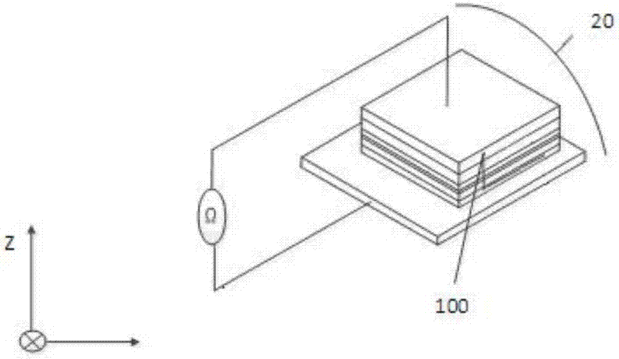 Single-chip double-axis magneto-resistance angle sensor