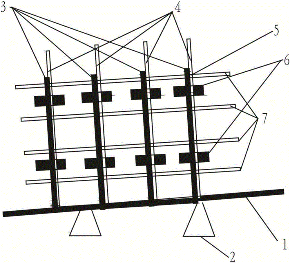 Reinforcement mesh welding operation platform for tunnel