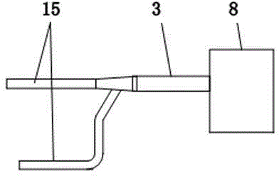 Deduster airduct intelligent spray settlement device