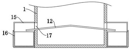 Scrap iron distributing device for fastener machining