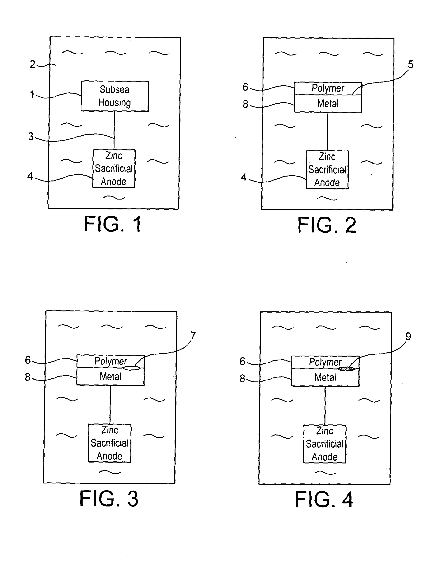 Device and method for monitoring the condition of subsea parts, particularly cable connectors