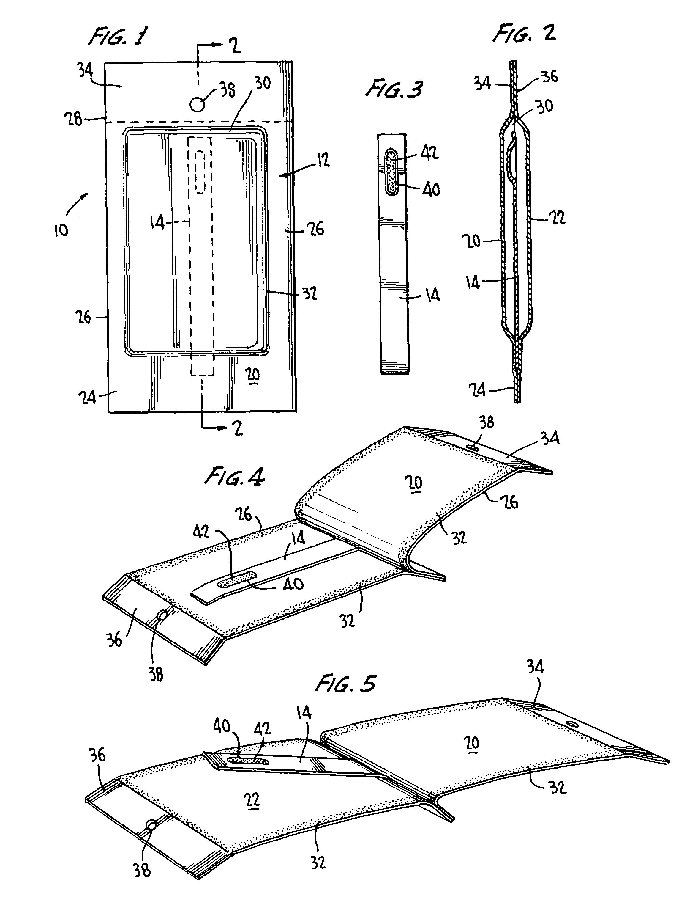 Biological indicator with integral package