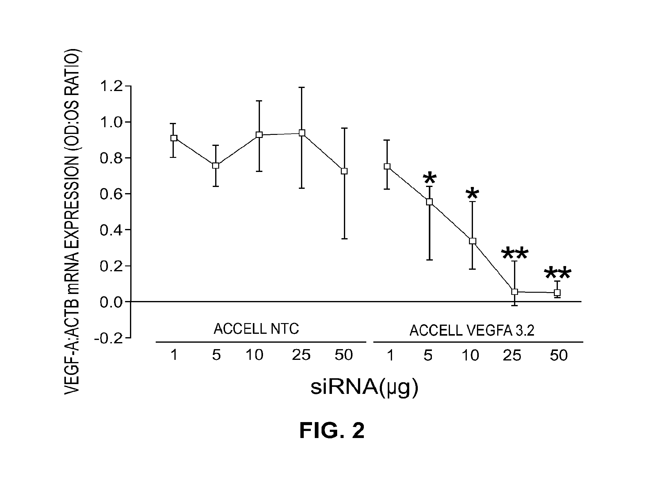 Sirna targeting vegfa and methods for treatment in vivo