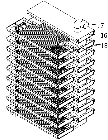 Potential-energy biological sewage purifier