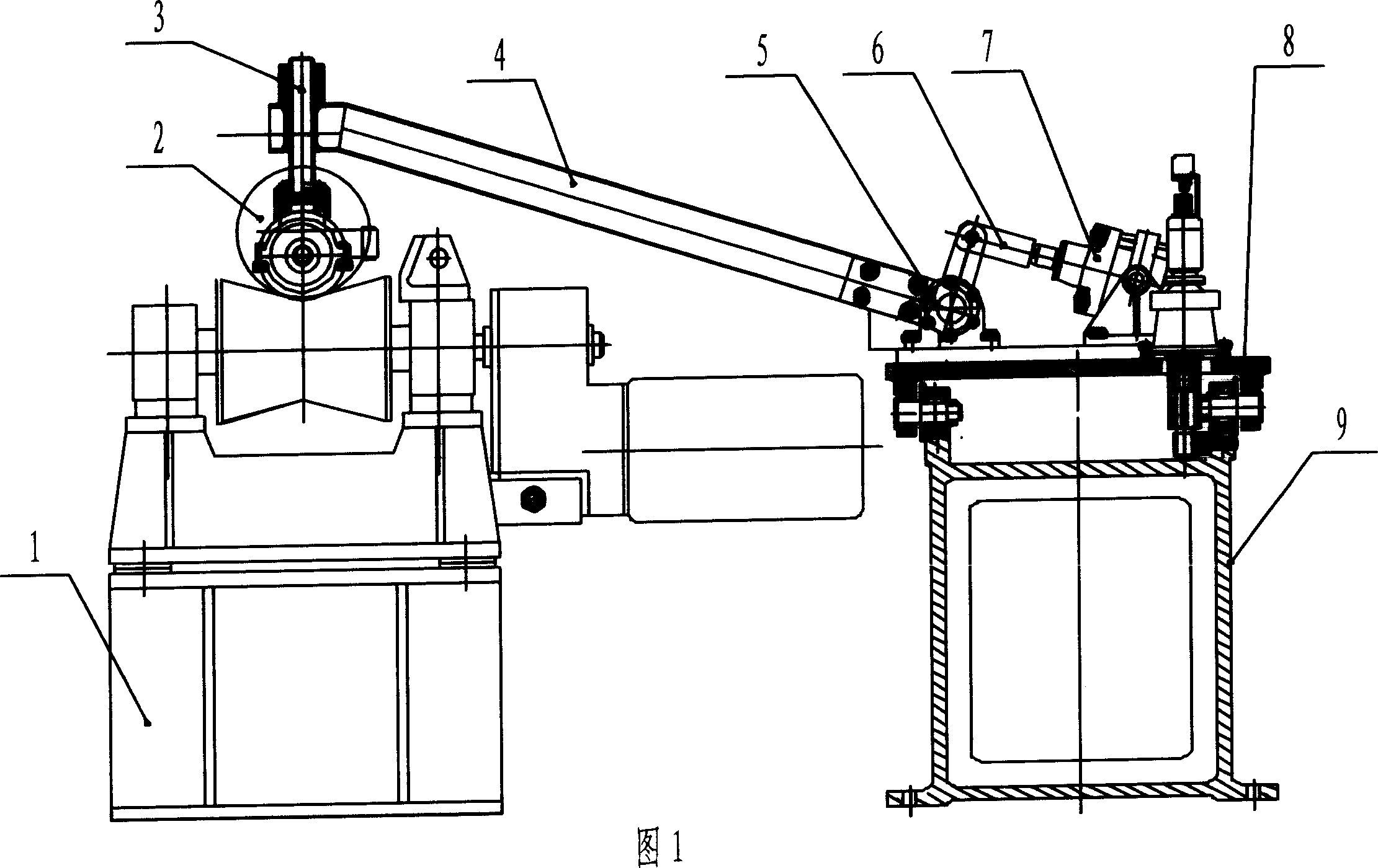 Method for controlling on-line self-centering perforation of seamless tube blank puncher