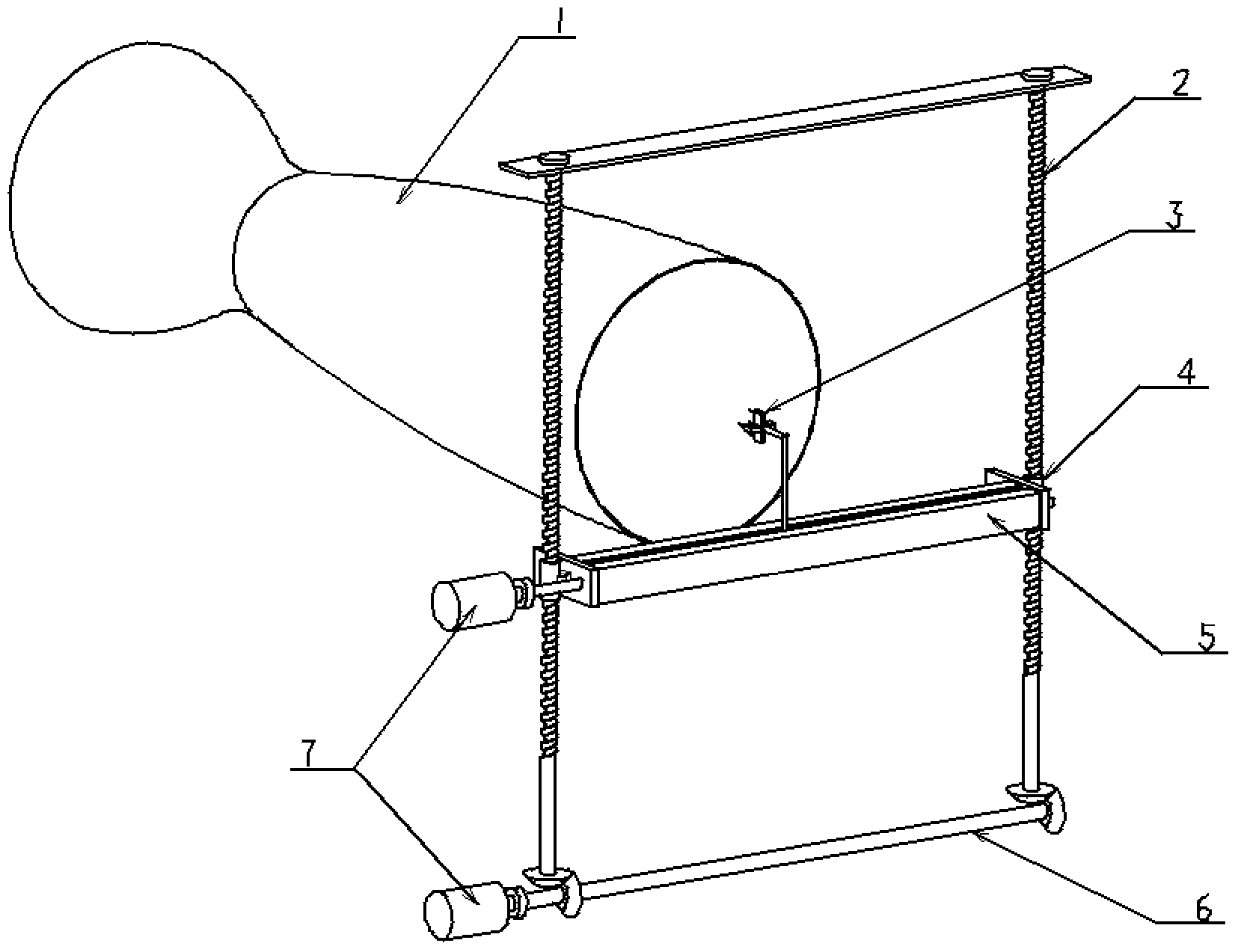 Indirect measuring method for hypersonic speed wind tunnel turbulence scale