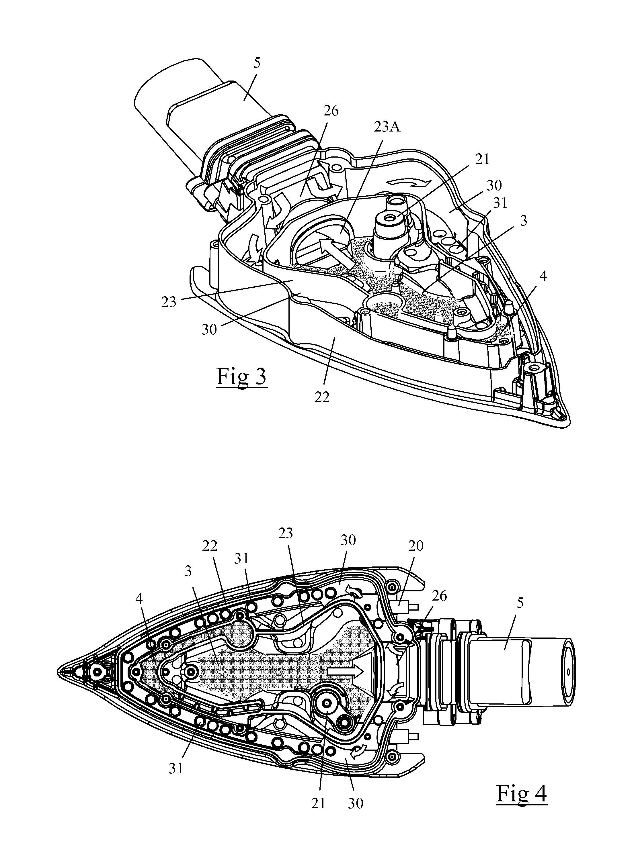 Household Appliance for Ironing with a Filter for Retaining Mineral Particles Carried by the Steam