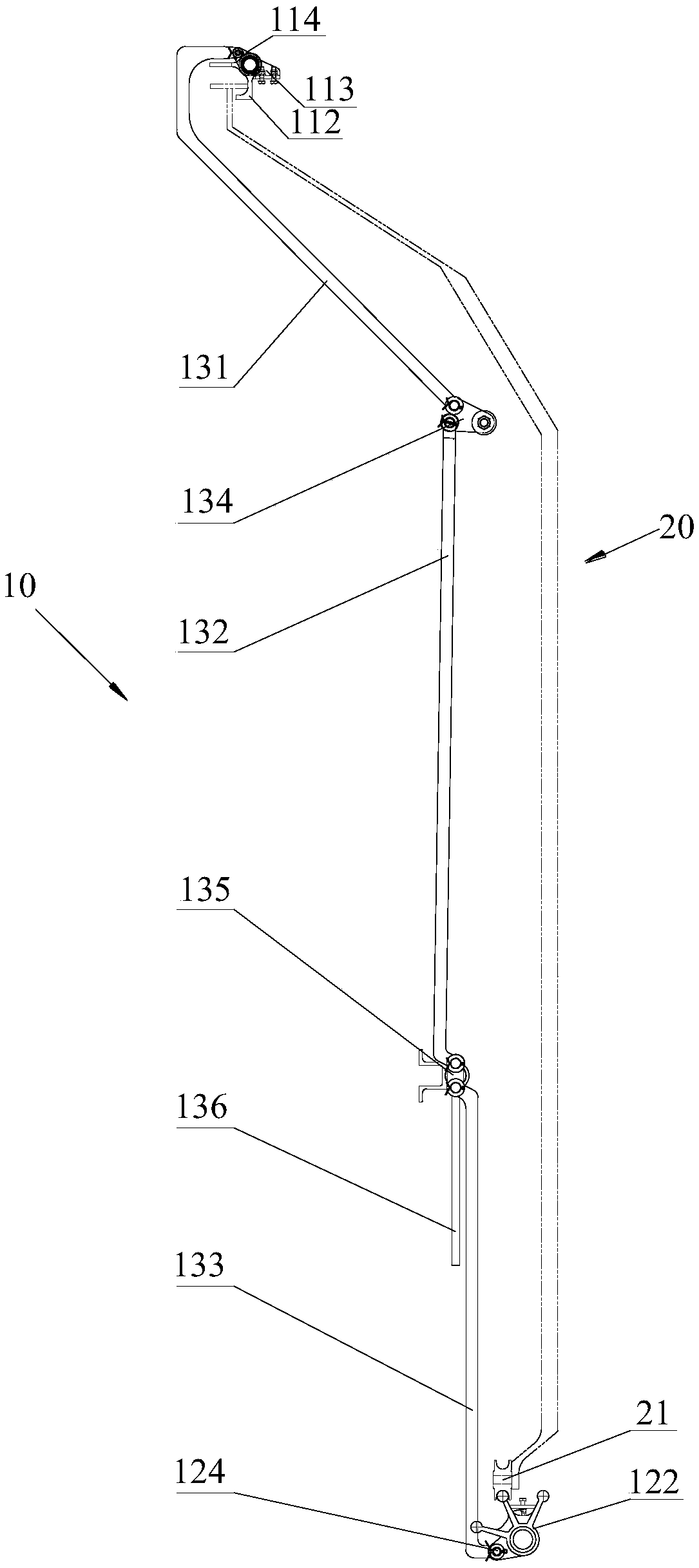 Railroad box car and car door opening and closing device thereof