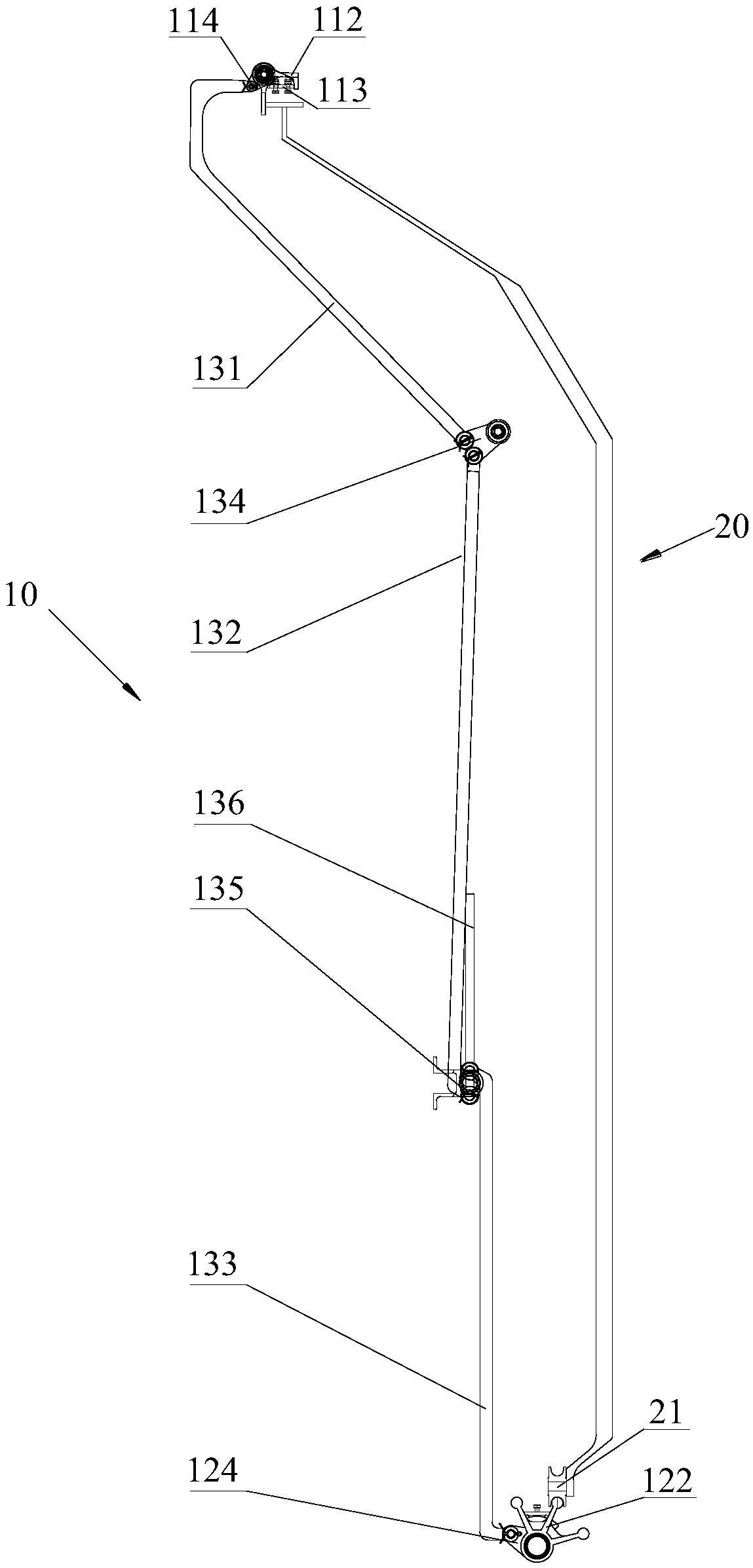 Railroad box car and car door opening and closing device thereof