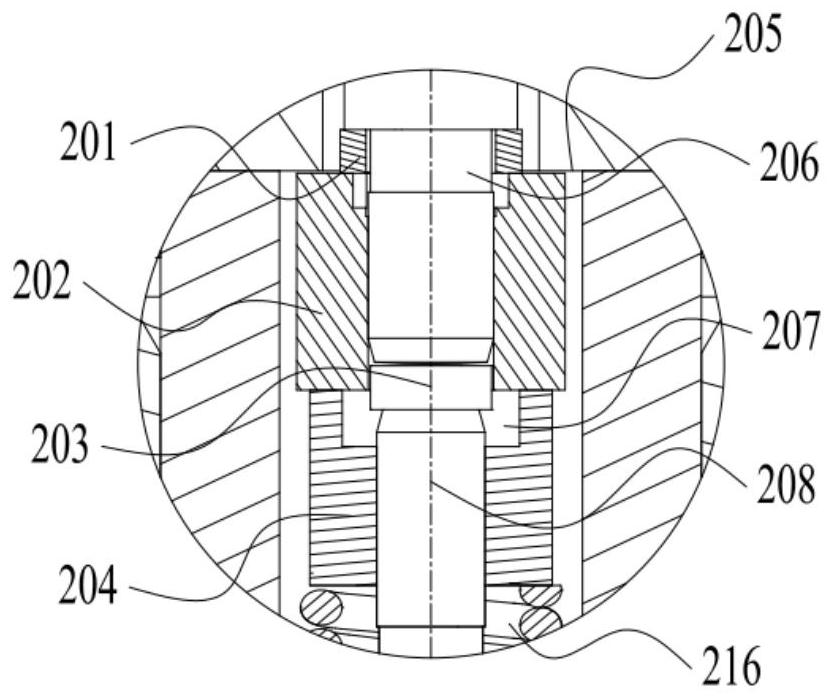 Valve rod assembly and high-pressure fuel injection valve