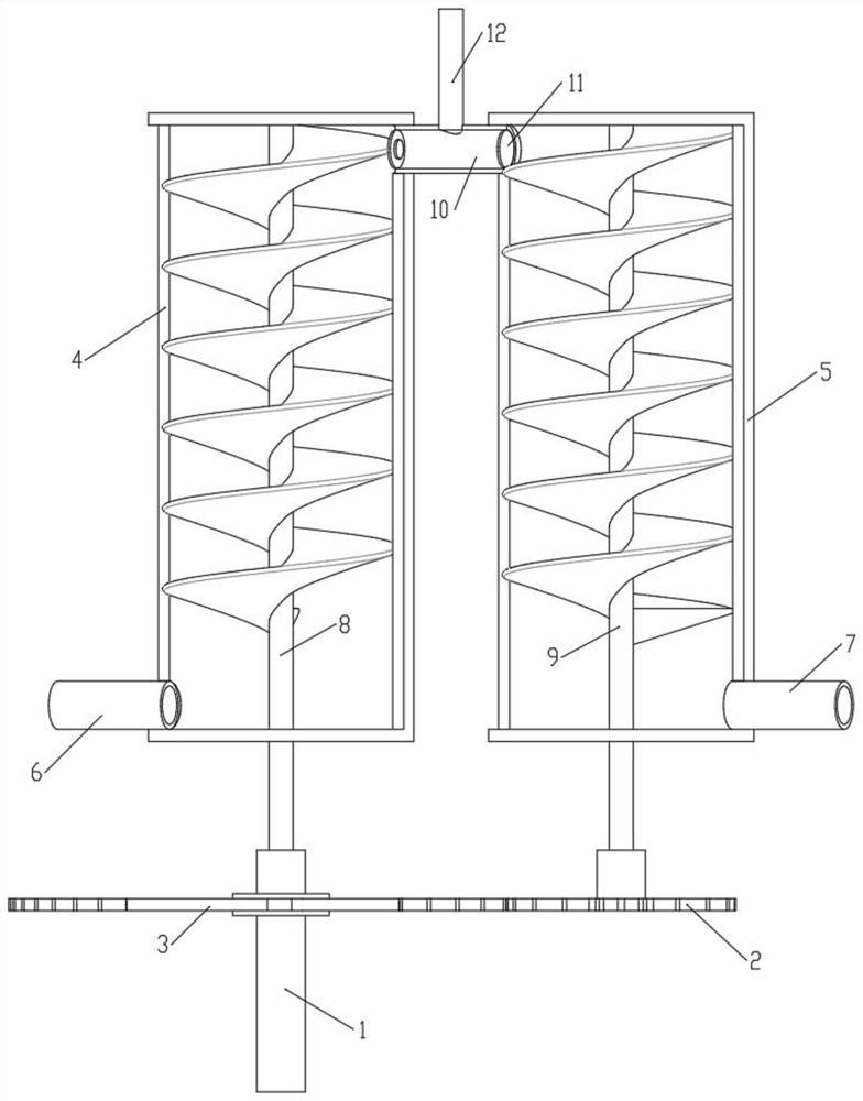 Device with intermittent solution blending function