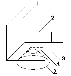 Explosion-proof computer chair with umbrella-shaped pallet