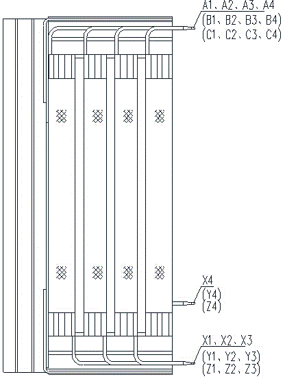 Intermediate transformer for multiple voltages output test