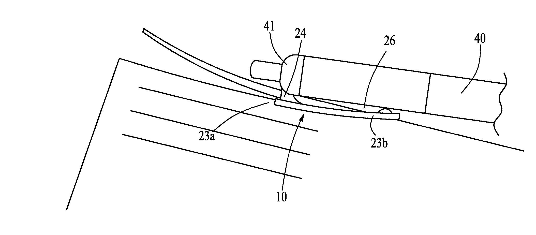 Letter opener-clip unit