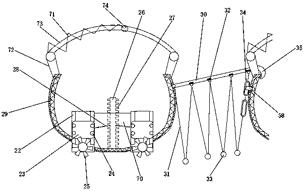 Beach garbage cleaning vehicle with rain shed and use method of beach garbage cleaning vehicle