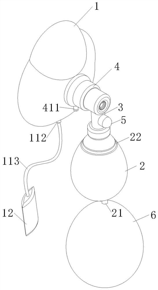 Portable emergency respirator for emergency nursing