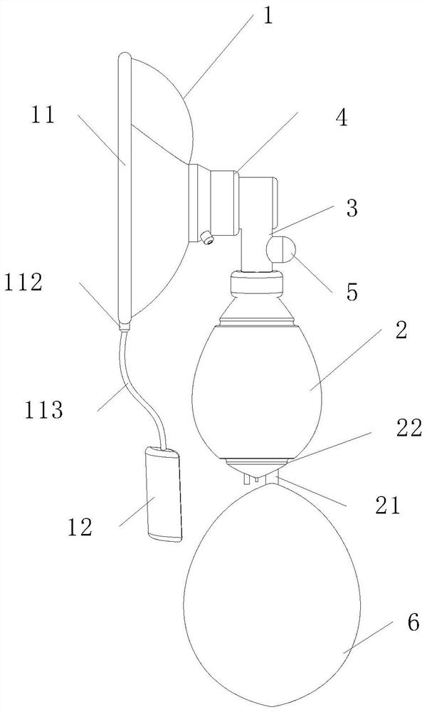 Portable emergency respirator for emergency nursing