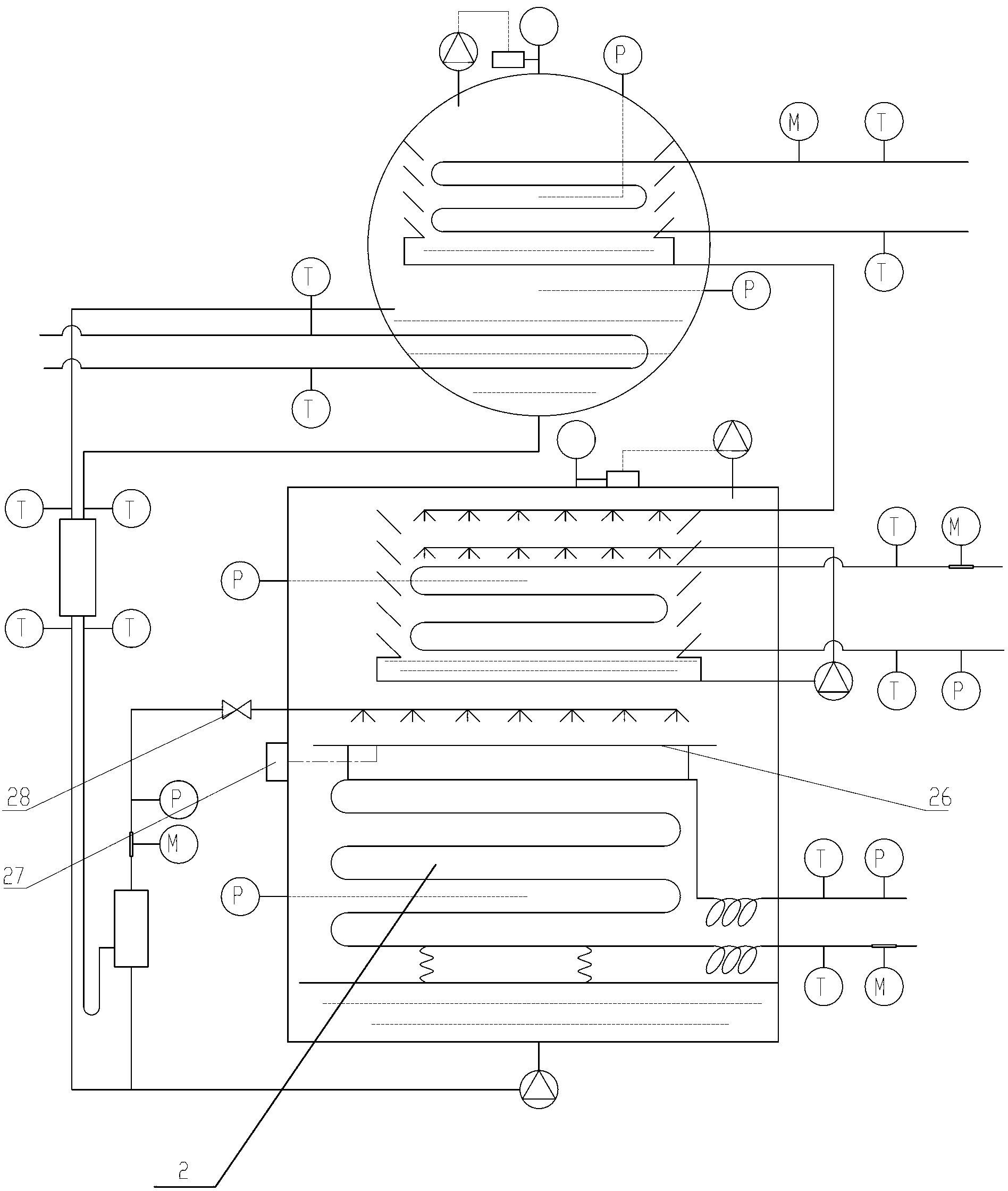 Lithium bromide absorption type refrigerating device with impact and vibration auxiliary heat and mass transfer function