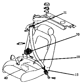 Safety belt alarm device based on multi-factor set analysis