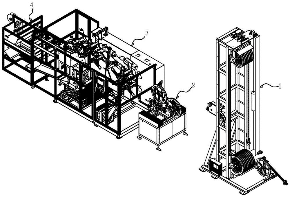 A fully automatic collecting machine