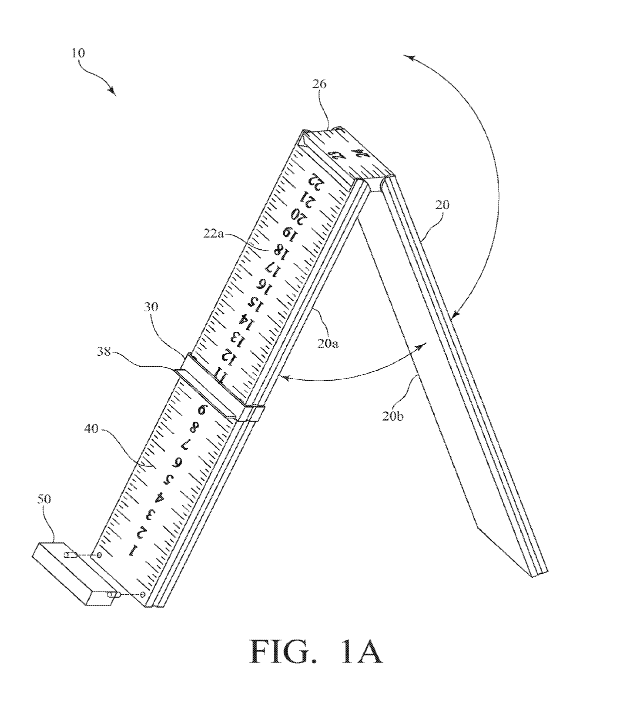 Measurement device for assessing knee movement